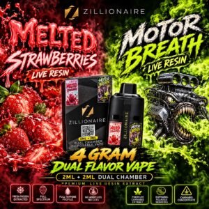 4G Dual Chamber Full-Spectrum Live Resin - Melted Strawberries × Motorbreath