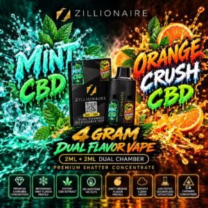 Dual Chamber CBD Vape — Mint x Orange Crush
