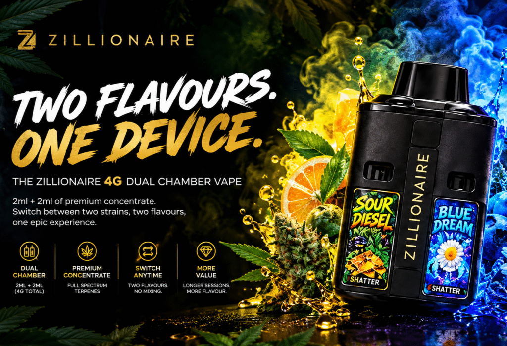 4G Dual Chamber Vapes: Two Flavours, One Device